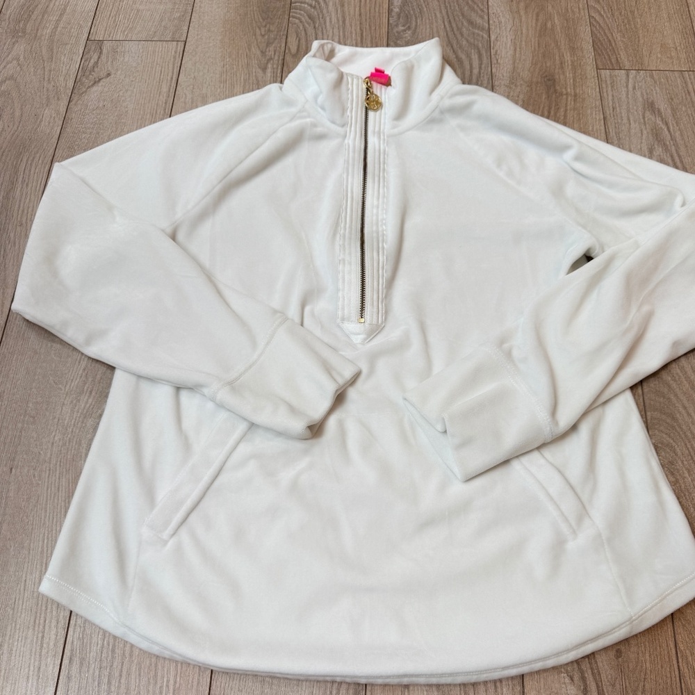 Lilly Pulitzer Velour Skipper Popover S(RUNS A lil big)